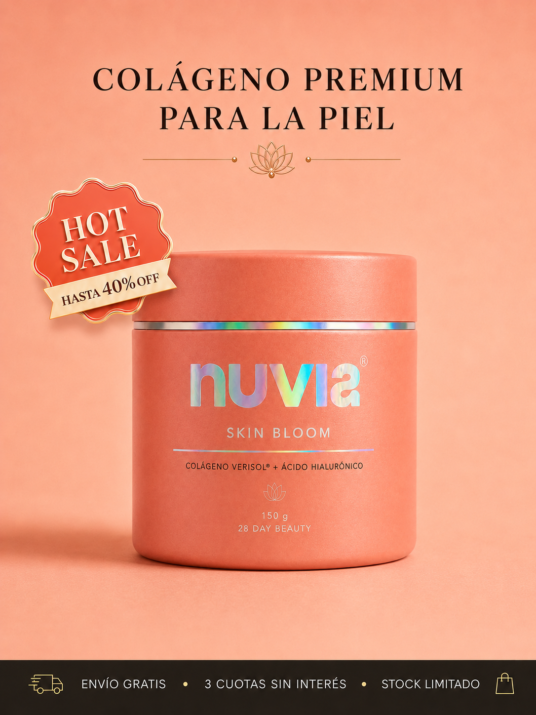 Nuvia Skin Bloom | Piel Firme y Luminosa